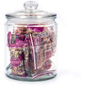 2 Set Glass Storage Canister, 1/2 Gallon Clear Jar With Clear Glass Lid for Storage By Easeen